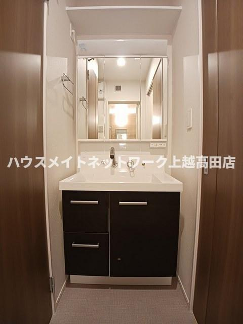 クラール南城　Ａの洗面所|洗髪洗面化粧台