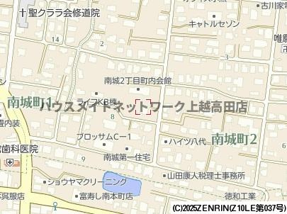 クラール南城　Ｂの地図|位置図