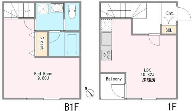 【間取り】 | グエル・サカエ赤堤