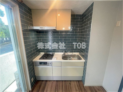 【キッチン】 | グエル・サカエ赤堤 | 1F　ガス2口グリル付き