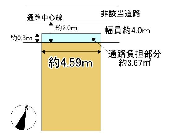 【土地図】 | 門真市舟田町　売土地