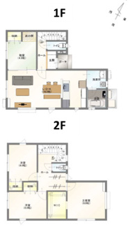 【間取り】 | 東根市中央3丁目　建売住宅