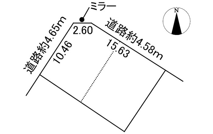 土地　蔵前4丁目の土地図