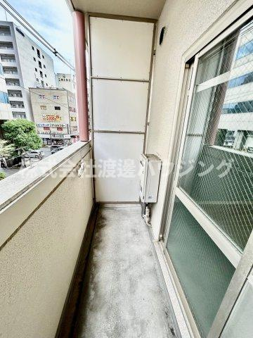 東明マンション江坂のバルコニー