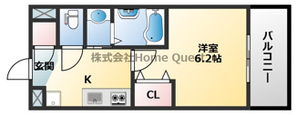 【間取り】 | Luxe布施南Ⅱ