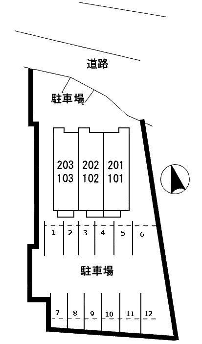 ブレイヴ　シンメイの区画図