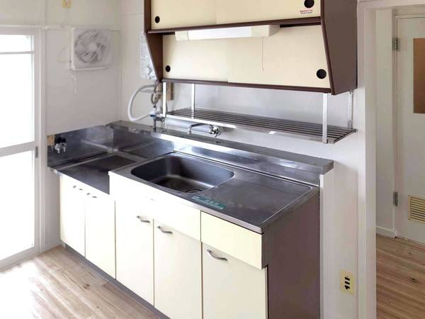 ビレッジハウス赤平1号棟のキッチン|ビレッジハウスの同一物件・同一タイプの間取りの写真です