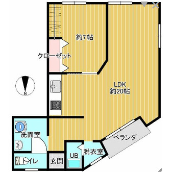 コーポ西宮の間取り