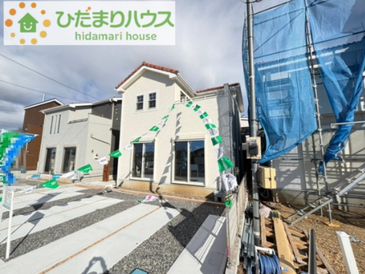 深谷市上野台　新築一戸建て　いろどりタウン　11の外観|デザイナーズのようなお洒落な外観です♪