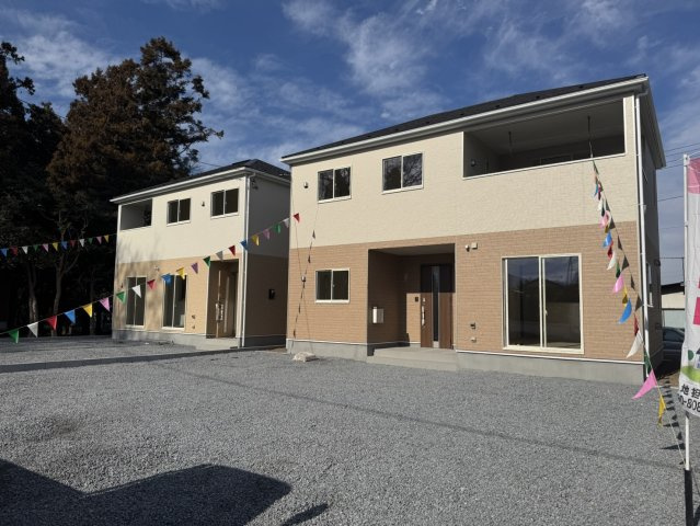 美里町南十条第３　の外観|２号棟現地外観（2025年01月20日）撮影　＊２号棟は右側のお家です