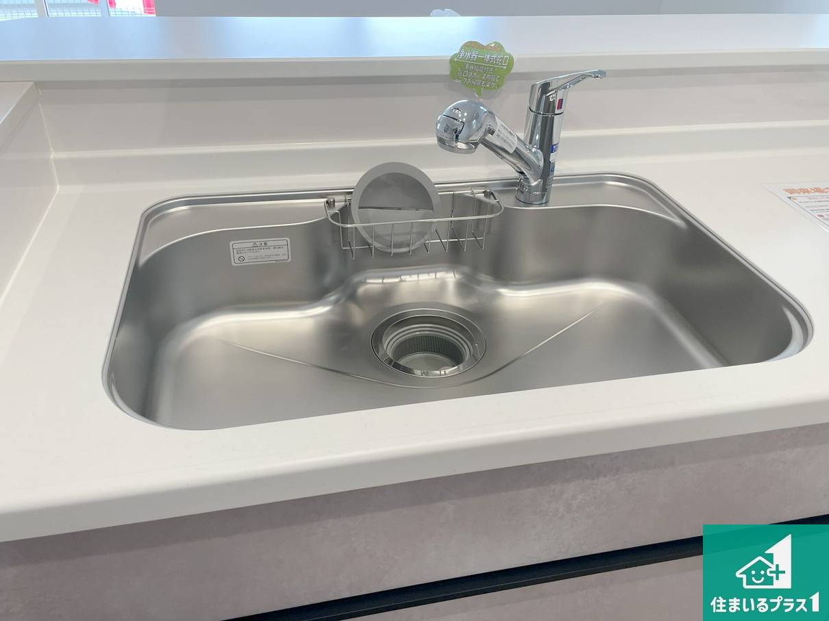 神戸市中央区神仙寺通　第3期　未入居の設備|広々としたシンクで食器洗いも楽々！