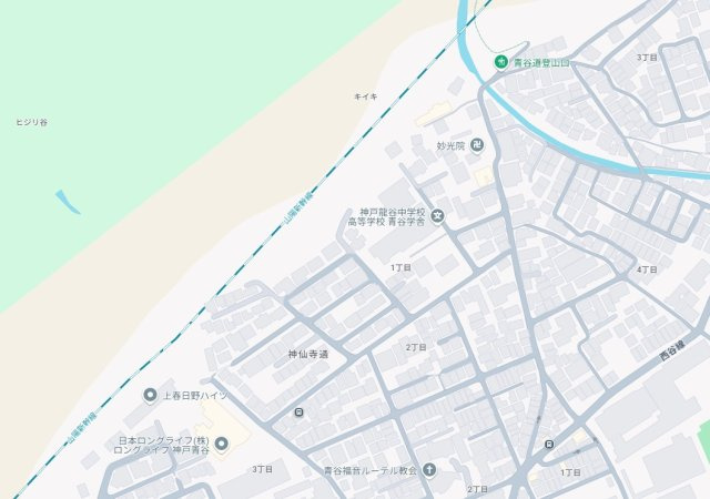 神戸市中央区神仙寺通　第3期　未入居の地図