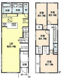 三木市緑が丘町本町１丁目　3号棟