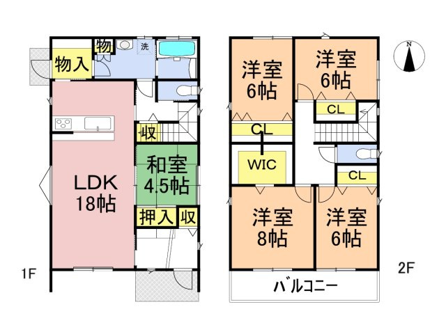 戸建　本巣郡北方町高屋Ⅲ　全4区画分譲の間取り|■C号棟　■ヤマダ不動産　株式会社リライフ　大垣店　■夢のマイホーム購入をフルサポートします！