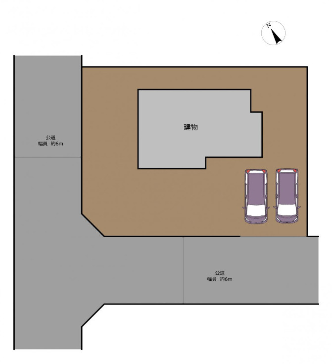 龍ケ崎市平台１丁目　中古戸建の区画図