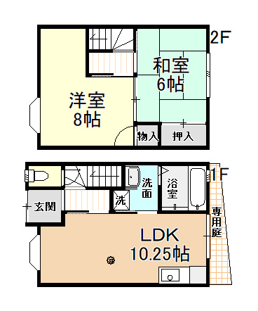 【間取り】 | 植田ハイツ