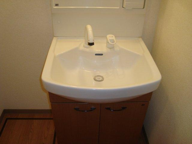 リバーサイドコスモスⅡの洗面所|洗髪洗面化粧台