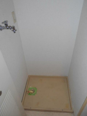 【洗面所】 | メゾン・ド・ヴィレ千葉中央 | 室内洗濯機置き場