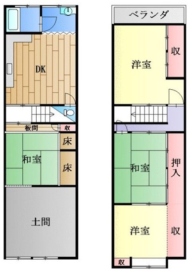 【間取り】 | K21880-衣笠