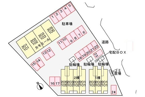 あすなろⅠ　　　刈谷市の賃貸ならクラスホーム刈谷店の駐車場