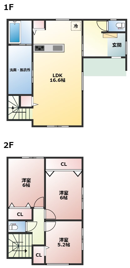本郷2丁目　2号館　新築戸建の間取り