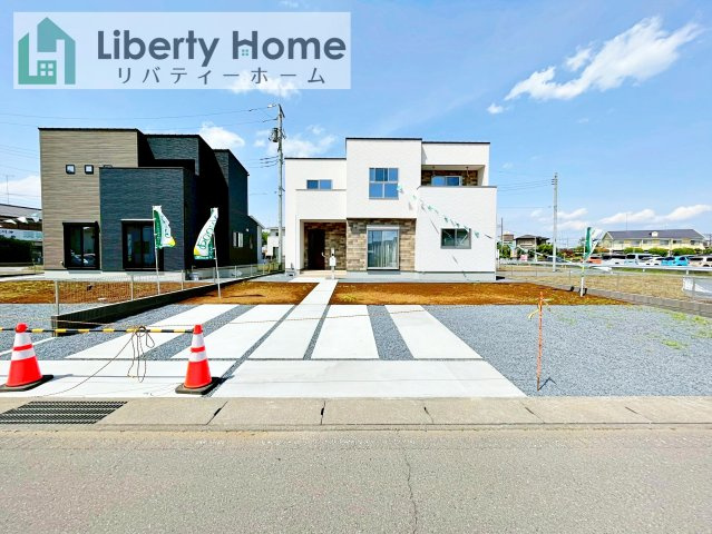 土浦市荒川沖西第1期　2号棟の駐車場