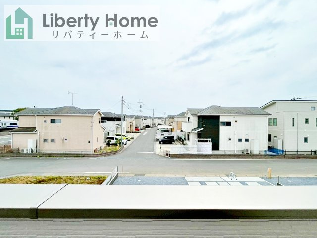 土浦市荒川沖西第1期　2号棟の展望