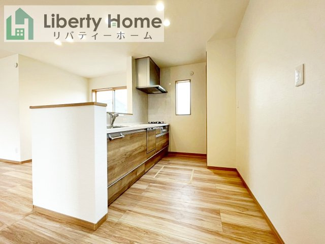 土浦市荒川沖第1期　2号棟　新築戸建のキッチン