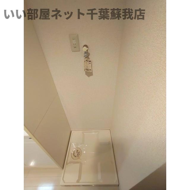コンフォートヴィラ・寒川の洗面所|室内洗濯機置場