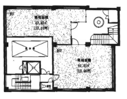 大津市大萱１丁目の店舗一部の間取り
