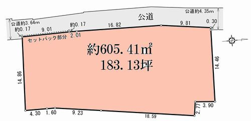 【土地図】 | 【仲介手数料０円】秦野市鶴巻南1丁目　土地（売地）建築条件なし | 【仲介手数料０円】秦野市鶴巻南1丁目　土地（売地）建築条件なし