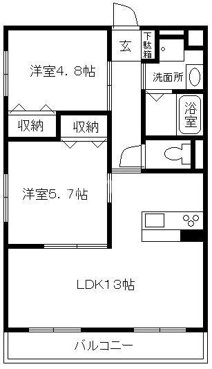 ディグリスＥ　の間取り