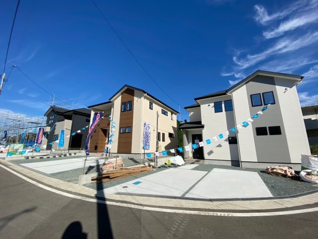 よかタウン／菊池郡大津町／下町1期／3号棟の前面道路含む現地写真|大津町下町/新築戸建完成です♪即ご案内可能です☆内覧ご予約お待ちしておりますm(__)m