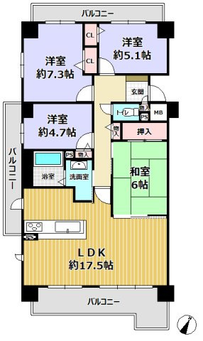 三田ペレナヒルズB棟