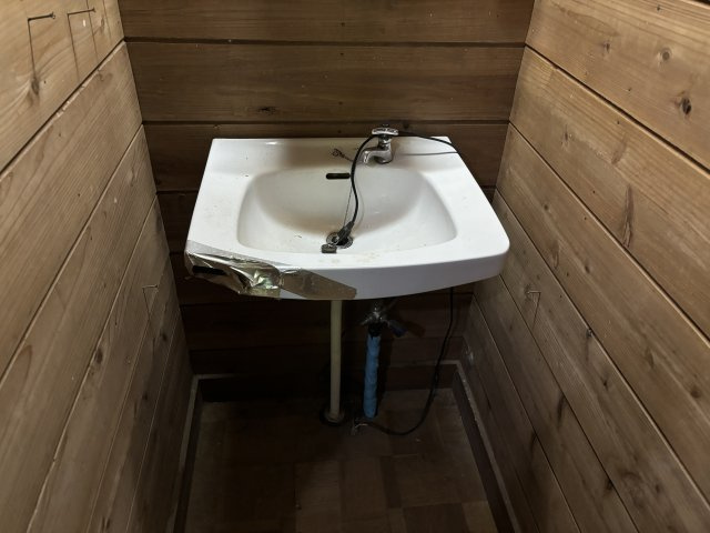 中古戸建　長野市大岡丙の独立洗面台
