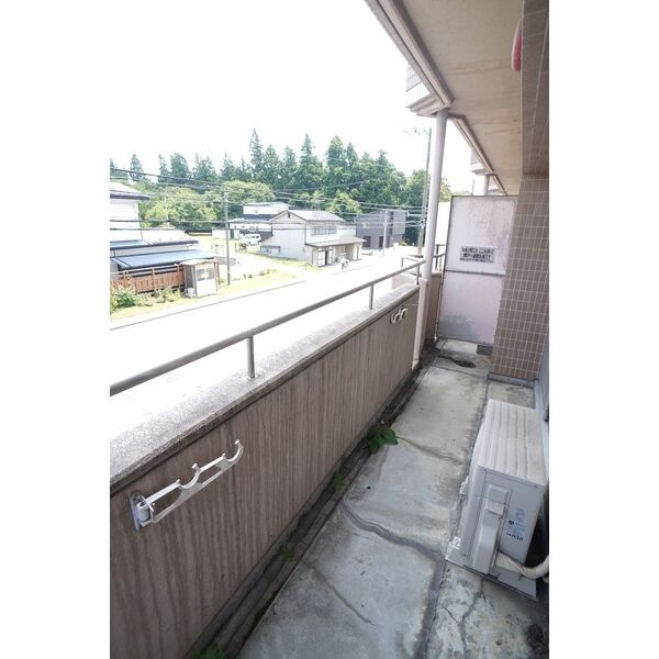 キャステール安倍館のバルコニー