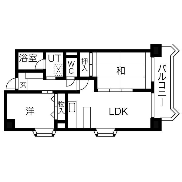 キャステール安倍館の間取り
