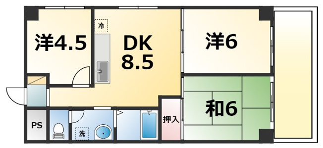【間取り】 | 尼崎梅の木公園アーバンリズ