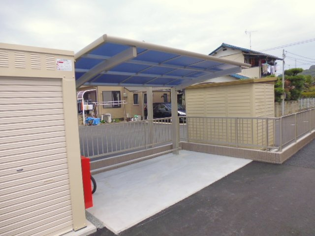 倉敷市連島町鶴新田のアパートのその他共用部分|駐輪場