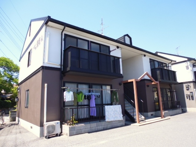 倉敷市児島柳田町のアパートの外観