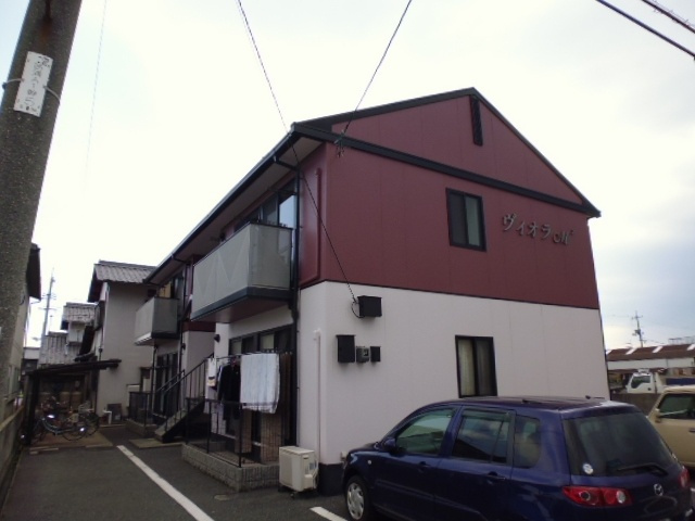 倉敷市連島町西之浦のアパートの外観