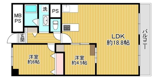 【間取り】 | 鶴見緑地コーポ