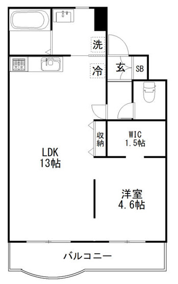 【間取り】 | パールハイム河原