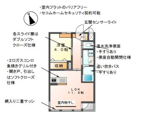 garden浜の間取り