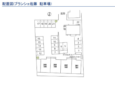 【区画図】 | ブランシェ佐藤