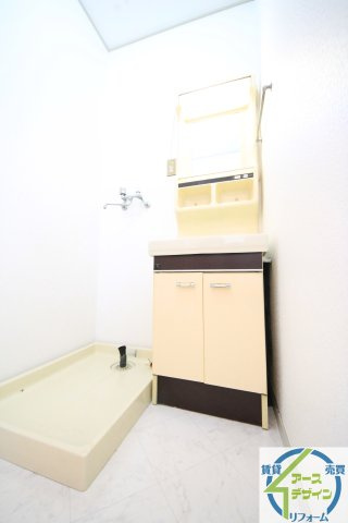 ガーデンパレスの独立洗面台