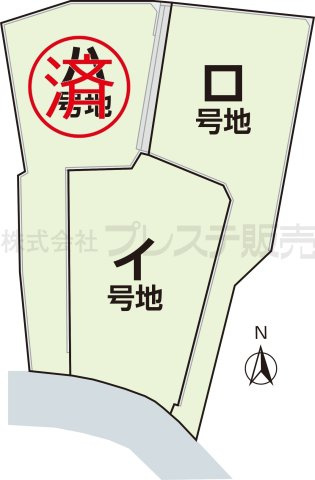 奈良市学園南１丁目の新築一戸建 全４区画の区画図|全体区画図