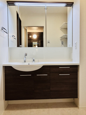 【洗面所】 | D-ROOM和田町 | スペースが確保できる洗面所です