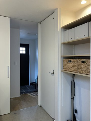 【収納】 | 小美玉市羽鳥中古戸建 | ランドリースペース収納