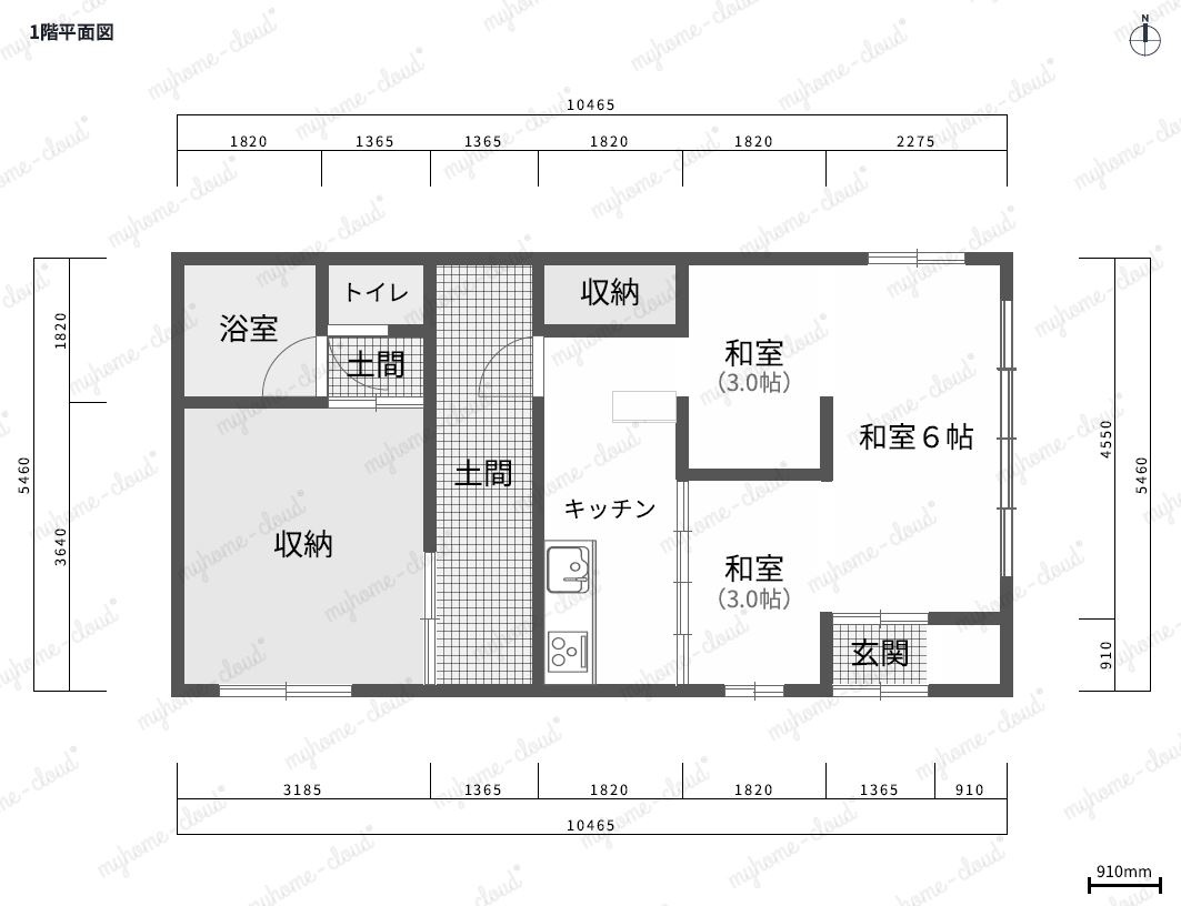 伊良部字長浜283-3　中古戸建の間取り